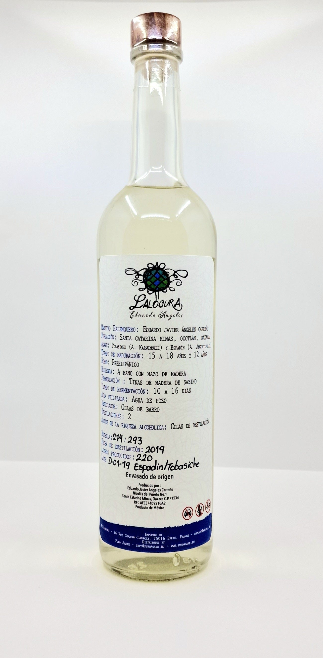 Tobasiche Espadin Mezcal Lalocura