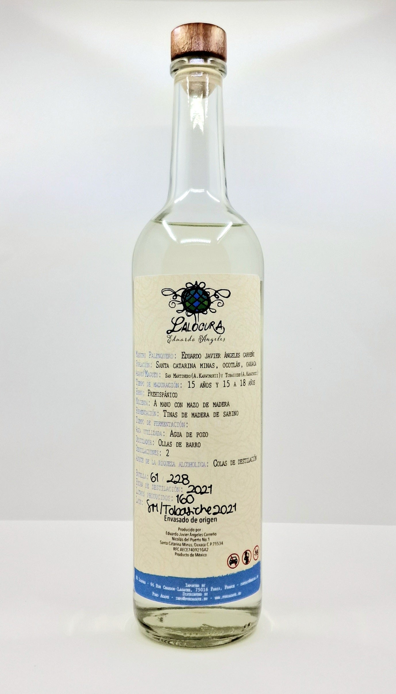 Barril Tobasiche Mezcal Lalocura