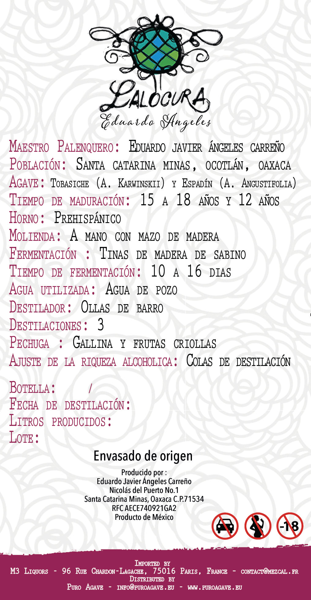 Kopen Mezcal Pechuga agave spirit