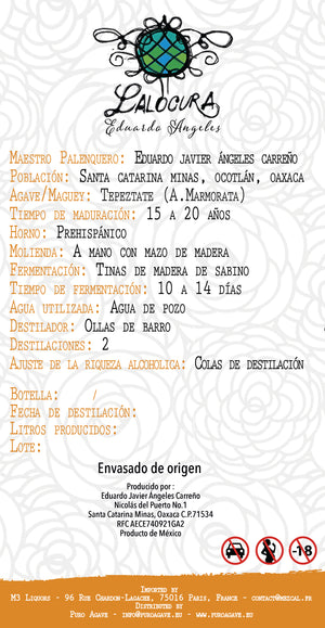 Kopen Mezcal Tepeztate Lalocura