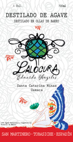 Mezcal Lalocura San Martinero Tobasiche Espadin