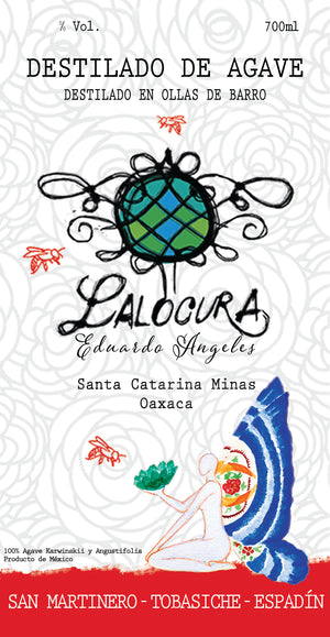 Mezcal Lalocura San Martinero Tobasiche Espadin